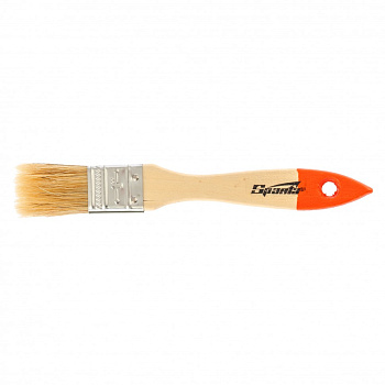 Кисть плоская Slimline 1" (25 мм), натуральная щетина, деревянная ручка// Sparta
