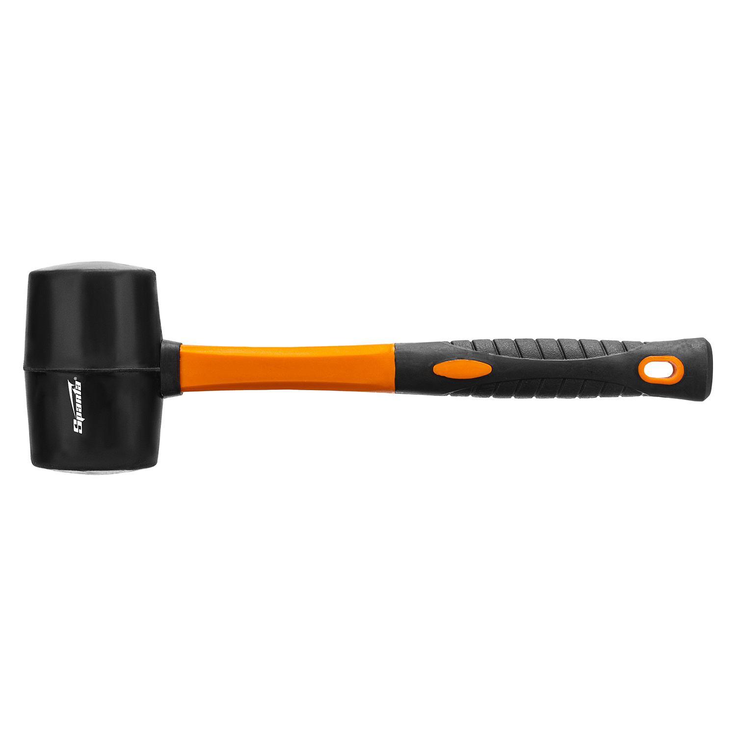 Киянка резиновая, 450 г, черная резина, фибергласовая рукоятка Sparta Киянка резиновая, 450 г, черная резина, фибергласовая рукоятка Sparta