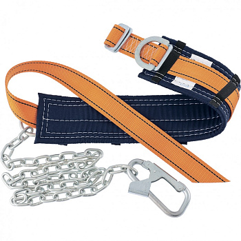 Удерживающая привязь УП I, безлямочная, строп из стальной цепи модель Г// Сибртех