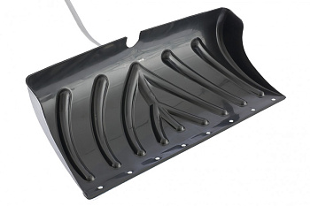 Лопата - движок для уборки снега пластиковая, 615 х 290 х 1520 мм, стальной черенок, Palisad