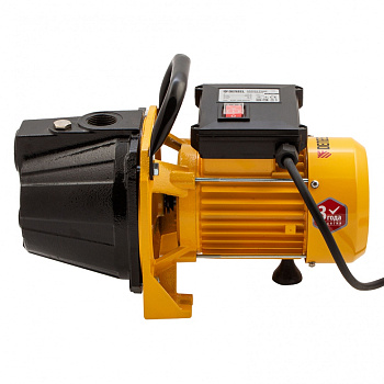 Садовый поверхностный насос GP1100C, 1100 Вт, 4500 л/ч, подъем 46 м, чугун Denzel