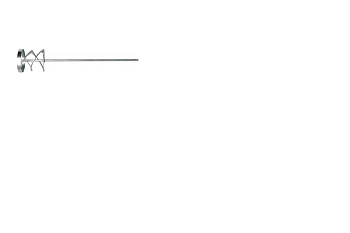 Насадка Vorel на миксер 80 мм Турбо для краски и сухих смесей