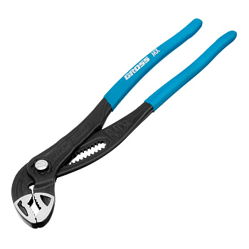 Клещи переставные, кнопочный механизм, обливные рукоятки, 300 мм Gross Клещи переставные, кнопочный механизм, обливные рукоятки, 300 мм Gross