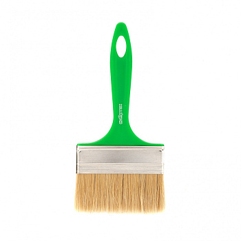 Кисть флейцевая "Эксперт", 100x8, натуральная щетина, пластиковая ручка// Сибртех 