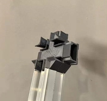 Соединительная крестовина световые линии 30 мм 