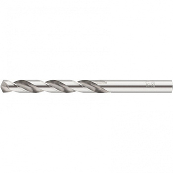 Сверло спиральное по металлу, 4.8 x 80 мм, Р6М5 Барс