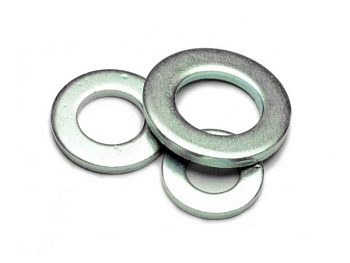 Шайба цинк DIN 125 М16 (ГОСТ 11371, ISO 7089) (2,5кг)