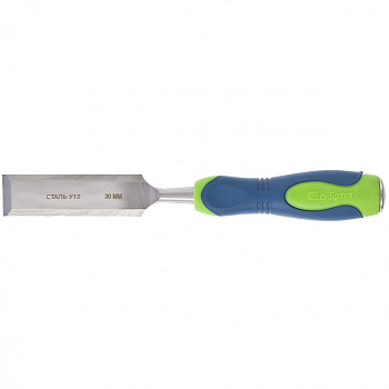 Долото-стамеска, 30 мм, двухкомпонентная рукоятка Сибртех