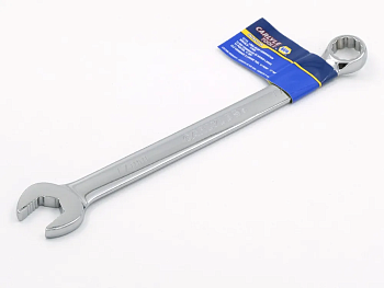 Ключ гаечный комбинированный CARLYLE с нескользящей головкой рожково-накидной на 12 точек, метрический диаметр 17 мм