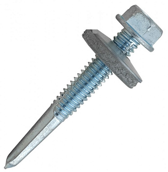 Саморез кровельный, с увеличенным сверлом PT-5 15мм, 5,5х51 К КРЕП-КОМП (1700шт)