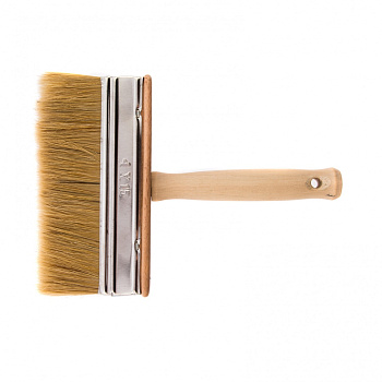 Кисть-ракля, 40 х 150 мм, натуральная щетина, деревянный корпус, деревянная ручка// Россия