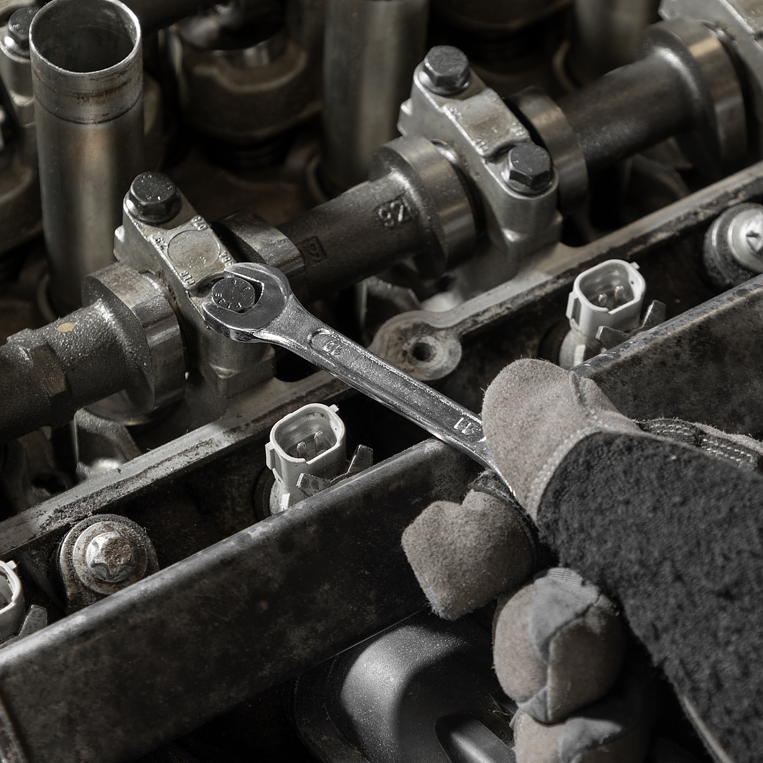 Набор ключей рожковых, 6 х 32 мм, 12 шт., CrV, хромированные Matrix