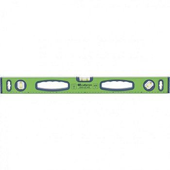 Уровень алюминиевый УСМ-0,5-1200, фрезерованный, 3 глазка, магнитный, рукоятки, 1200 мм Сибртех