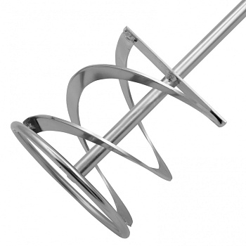 Миксер для красок и штукатурных смесей, 100 х 600 мм, оцинкованный, хвостовик SDS Plus// Denzel