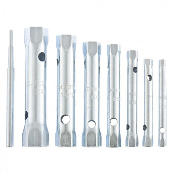 Набор ключей трубчатых торцевых, 8 предметов  Сибртех Набор ключей трубчатых торцевых, 8 предметов  Сибртех